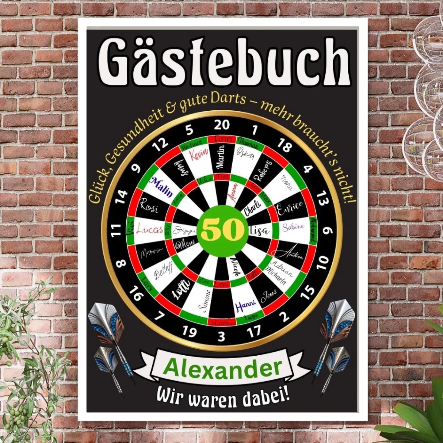 Dartscheibe neu