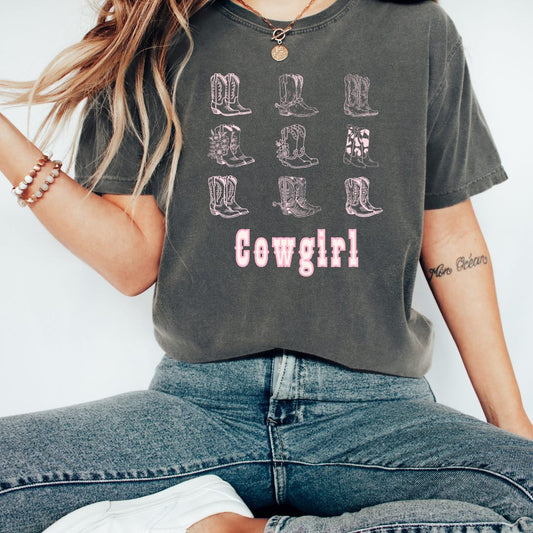 Cowgirl Stiefel T-Shirt