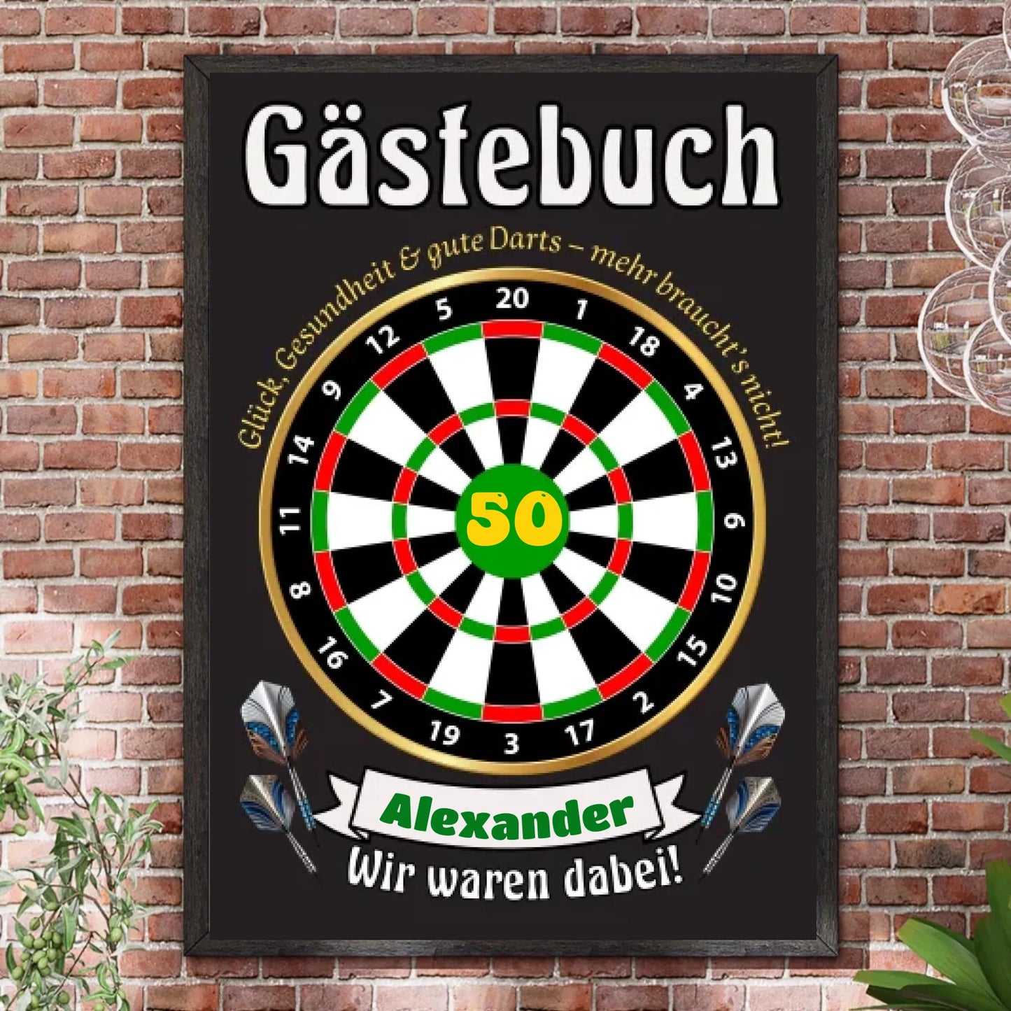 Bilderrahmen Steinwand 