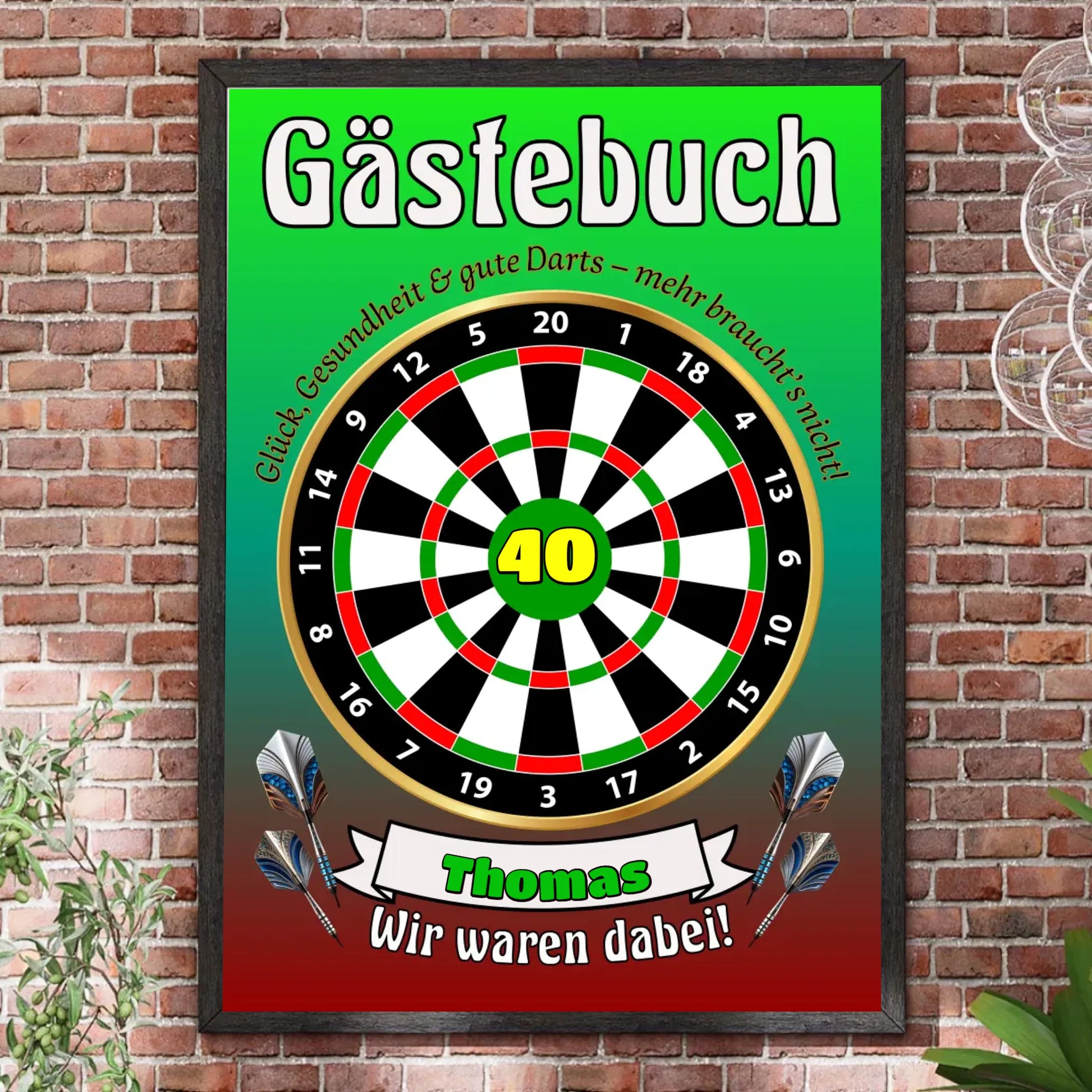 Bilderrahmen Steinwand 