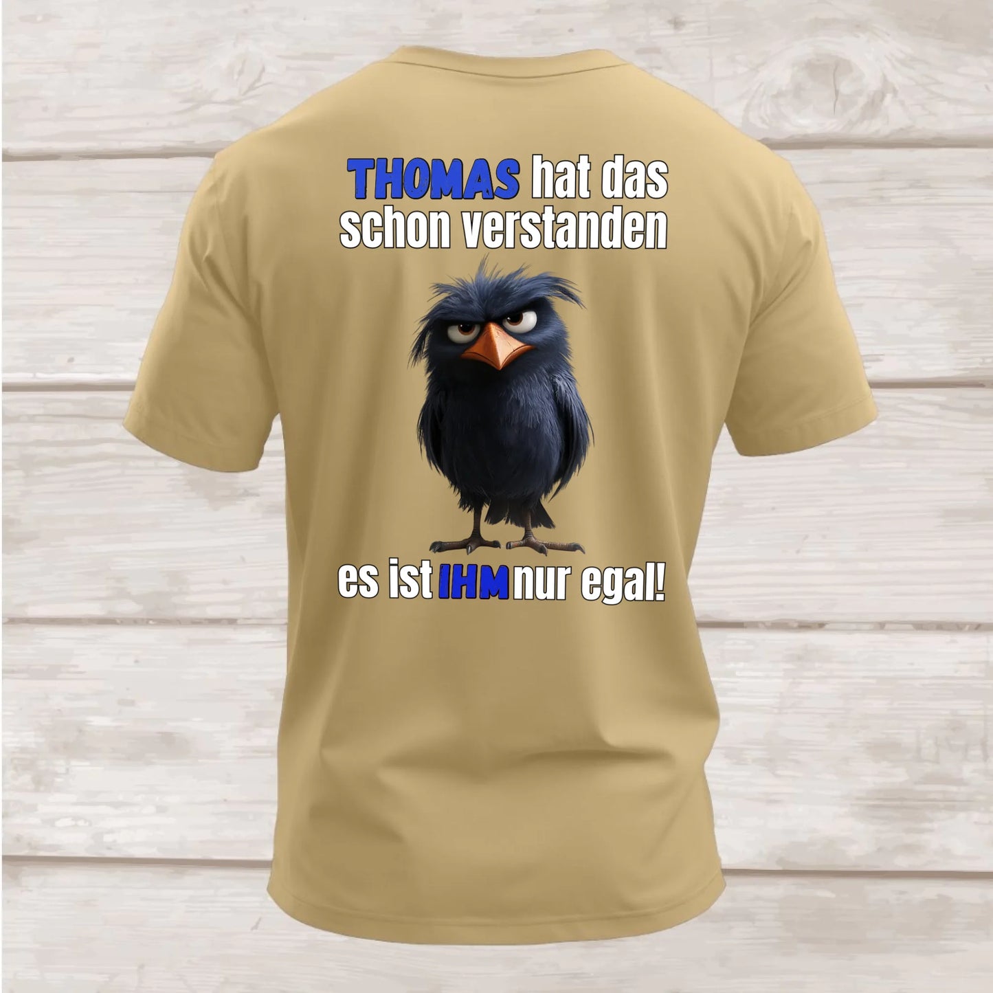 Shirt hinten sand