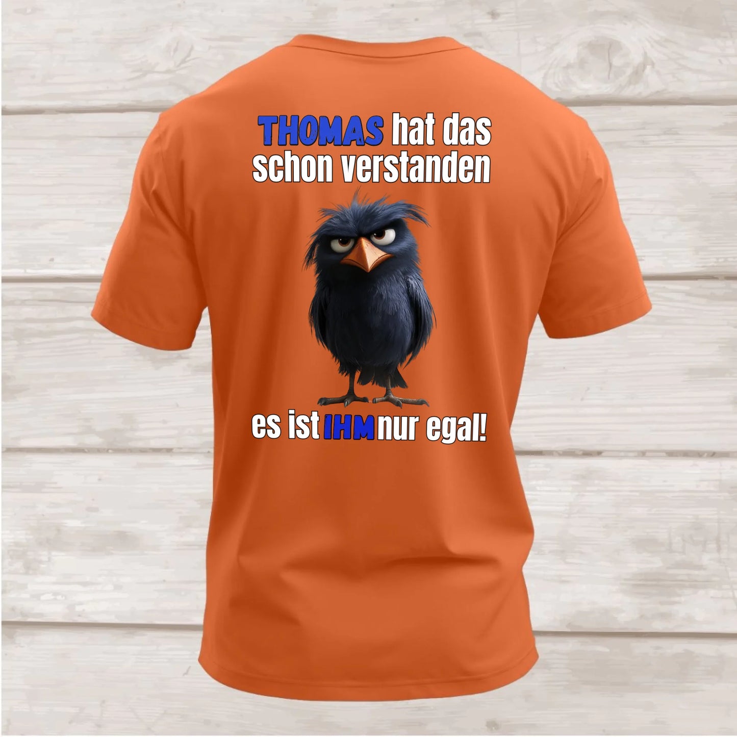 Shirt hinten orange