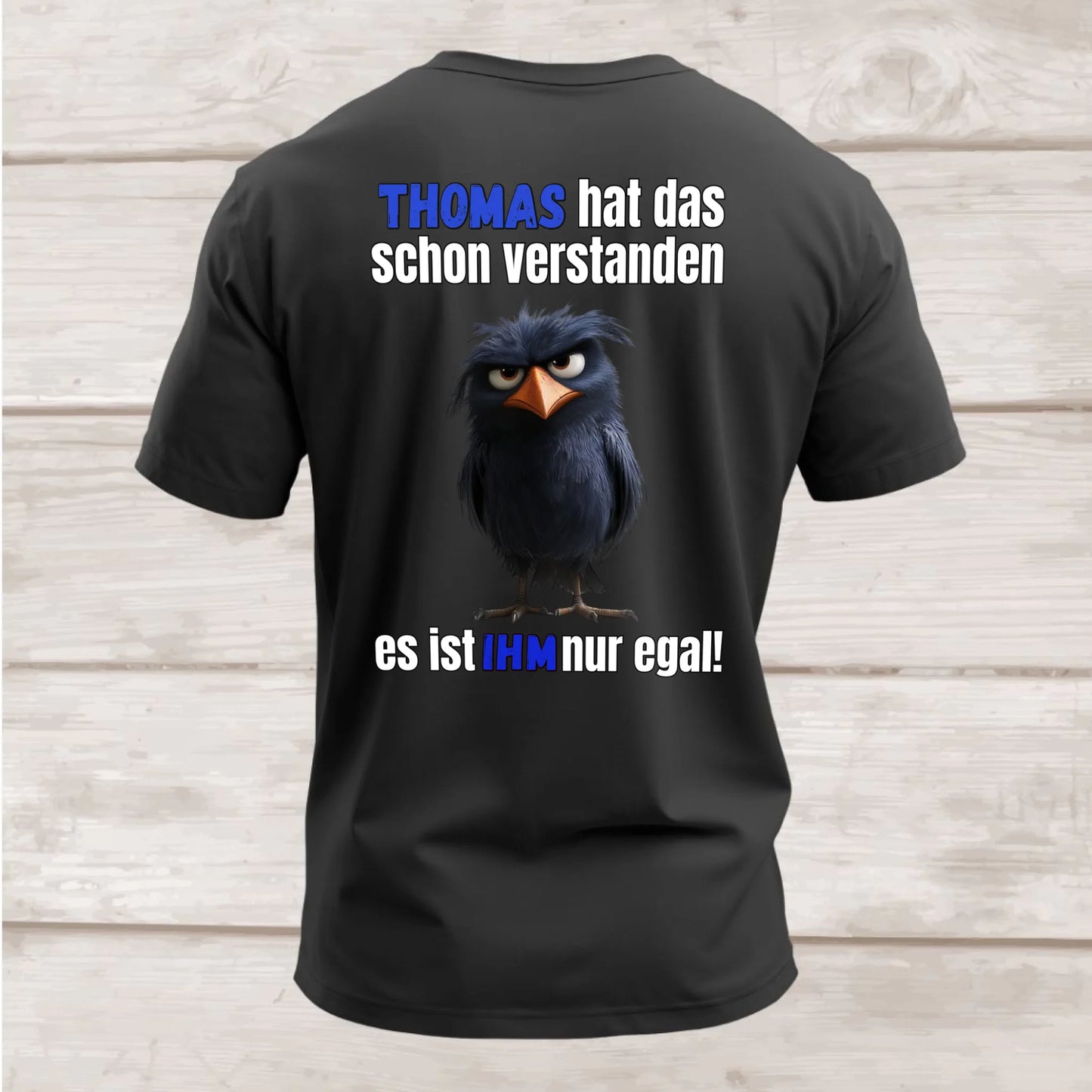 Shirt hinten schwarz
