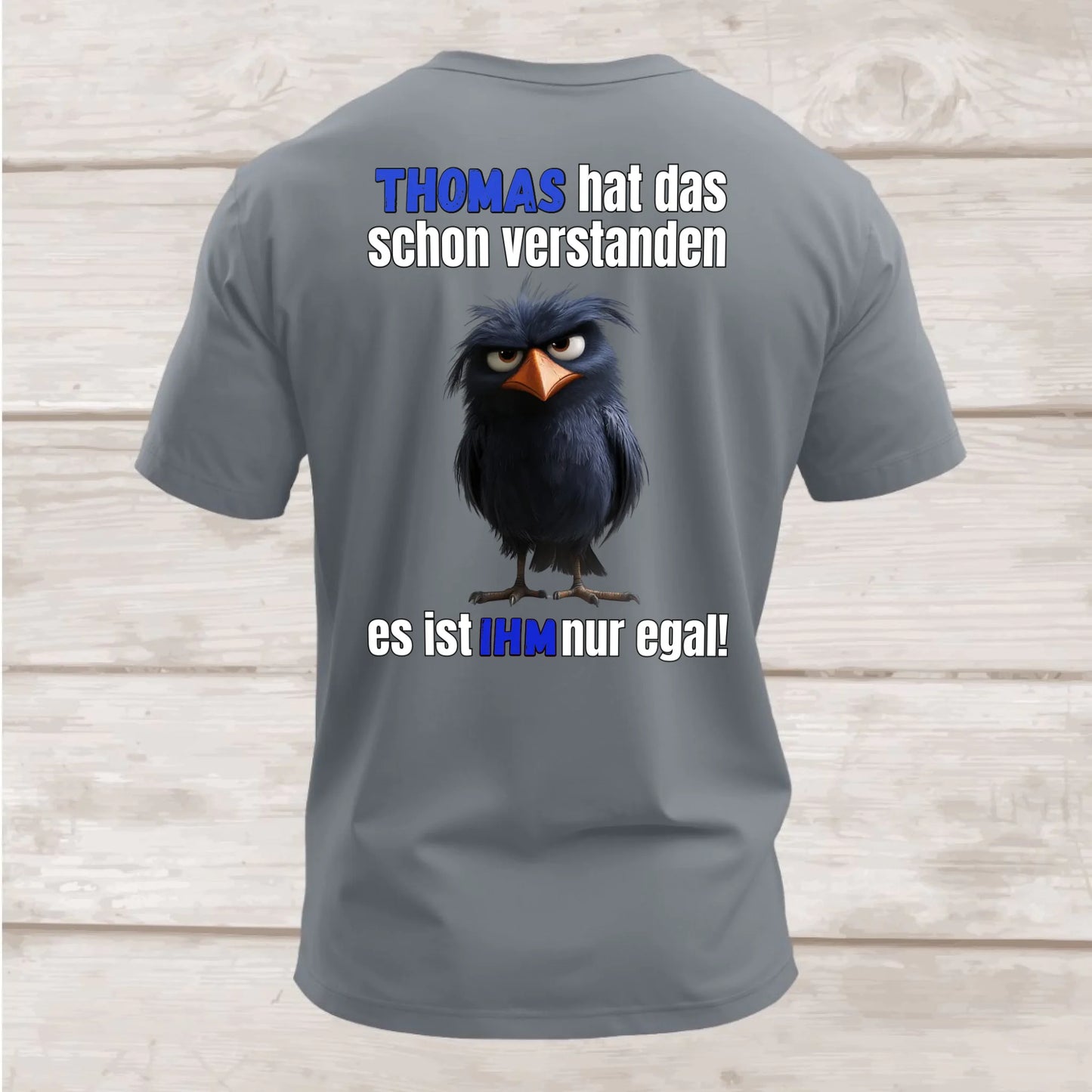 Shirt hinten grau