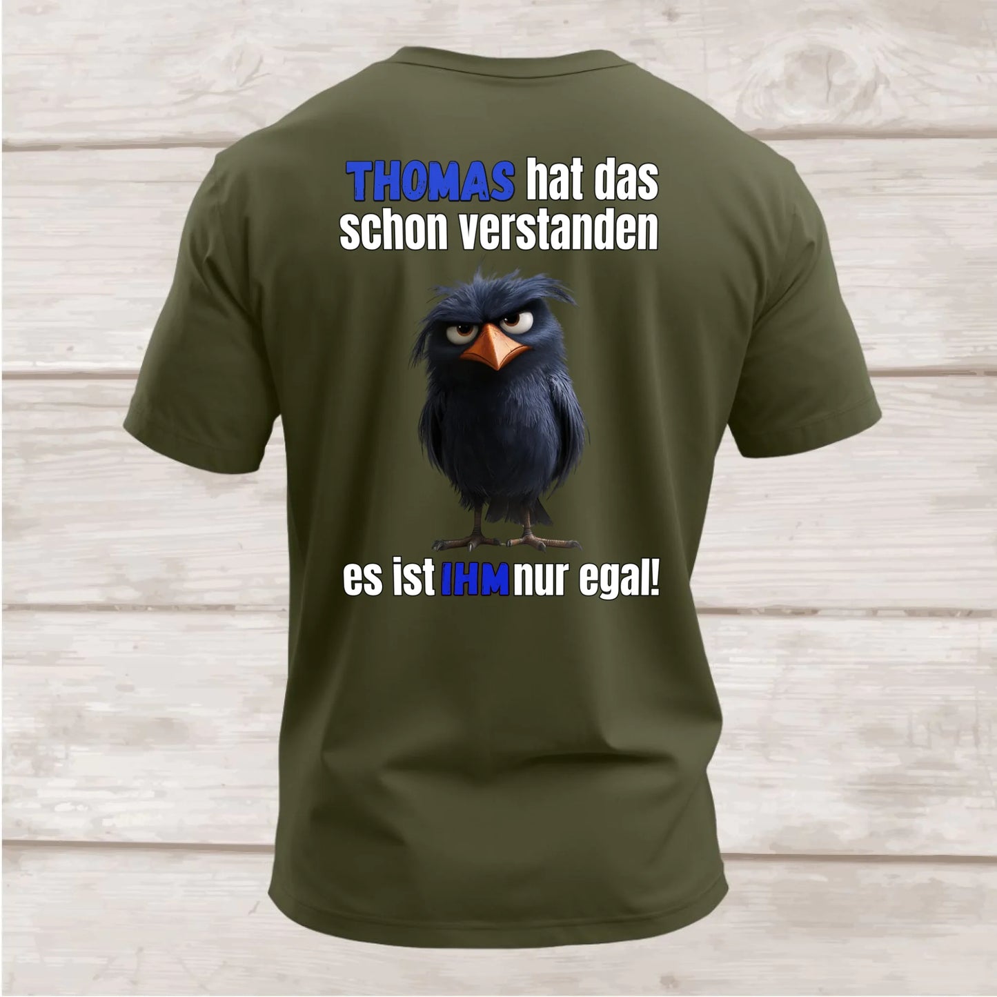Shirt hinten kaki