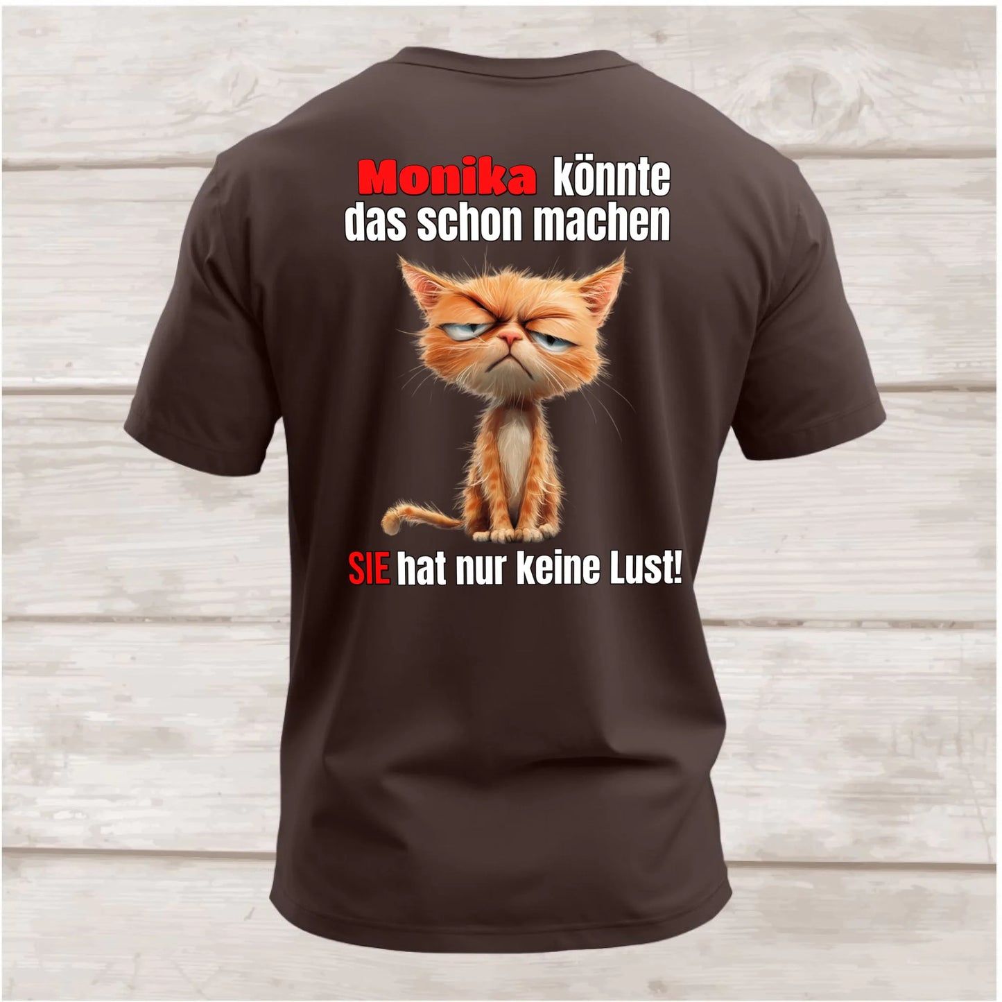 Shirt hinten braun