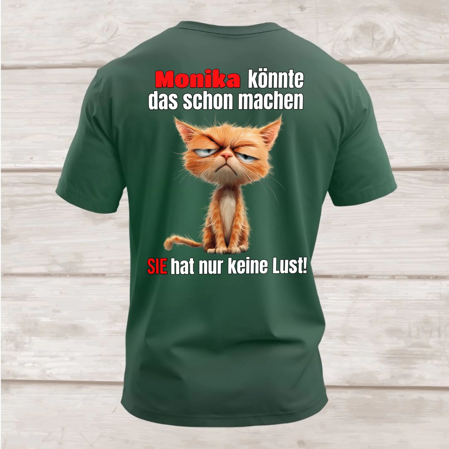 Shirt hinten flaschengrün
