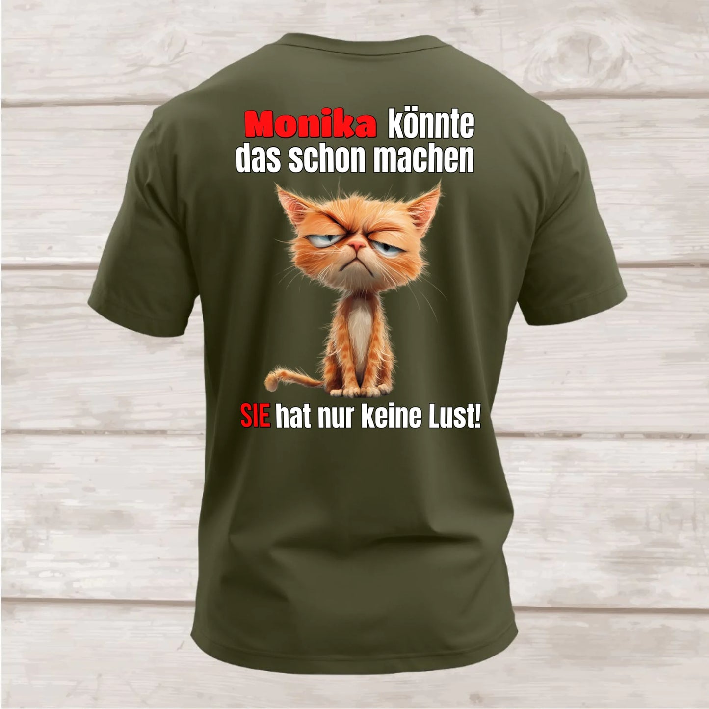 Shirt hinten kaki