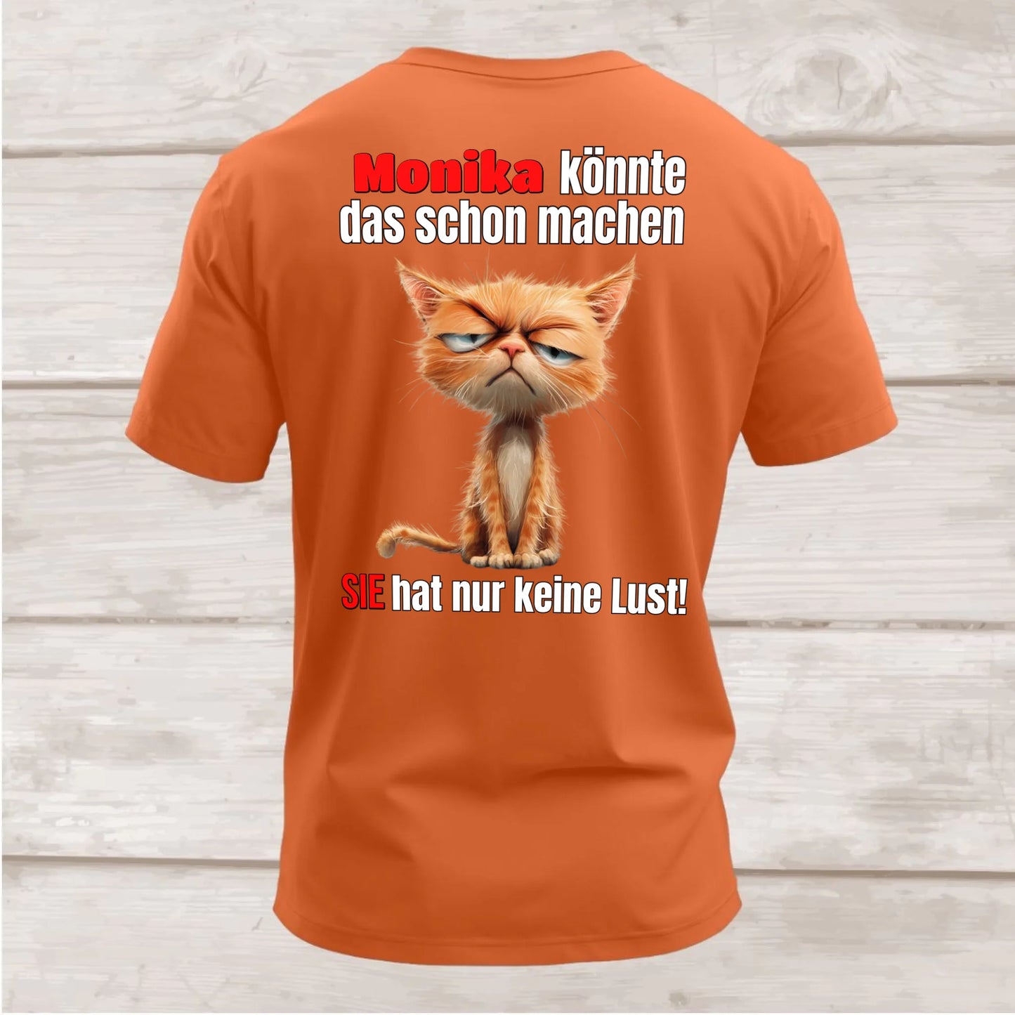 Shirt hinten orange
