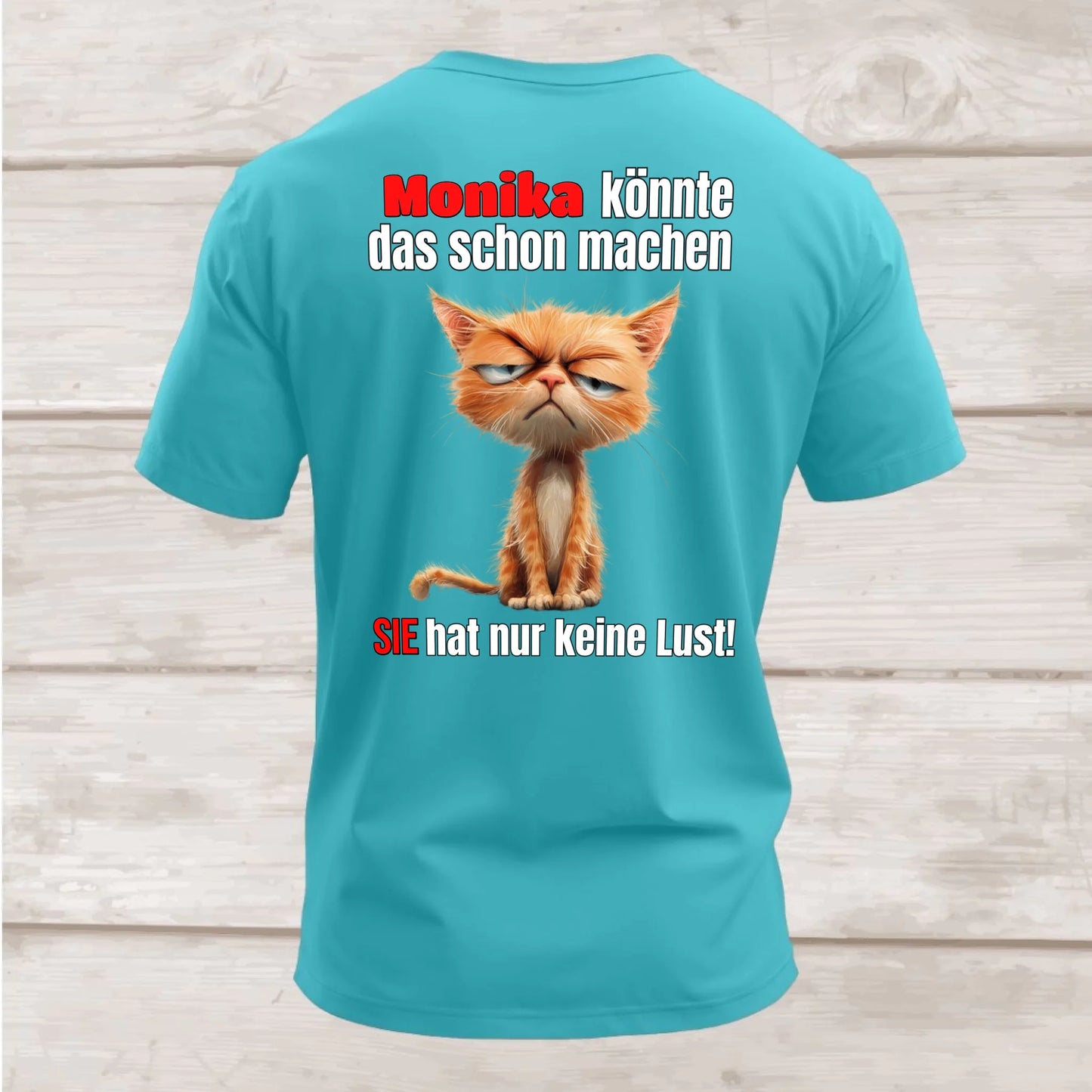 Shirt hinten hellblau