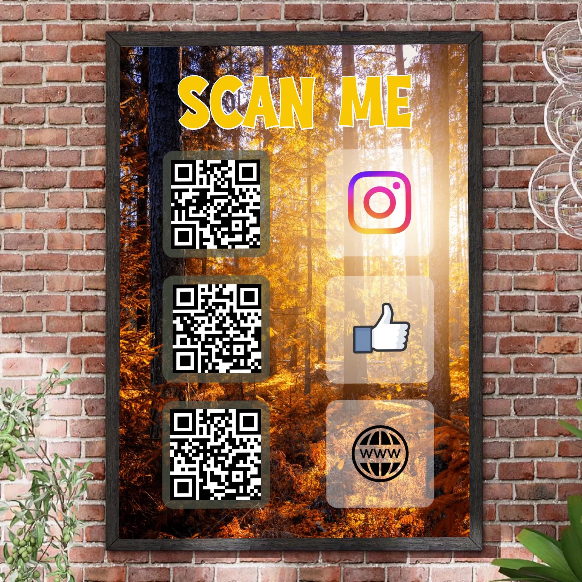 Bilderrahmen Steinwand 