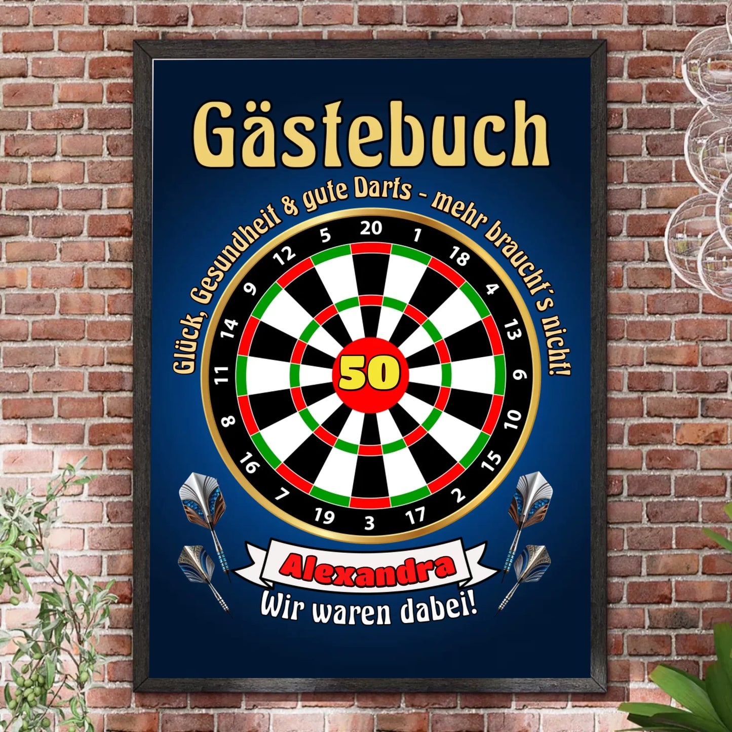 Bilderrahmen Steinwand 