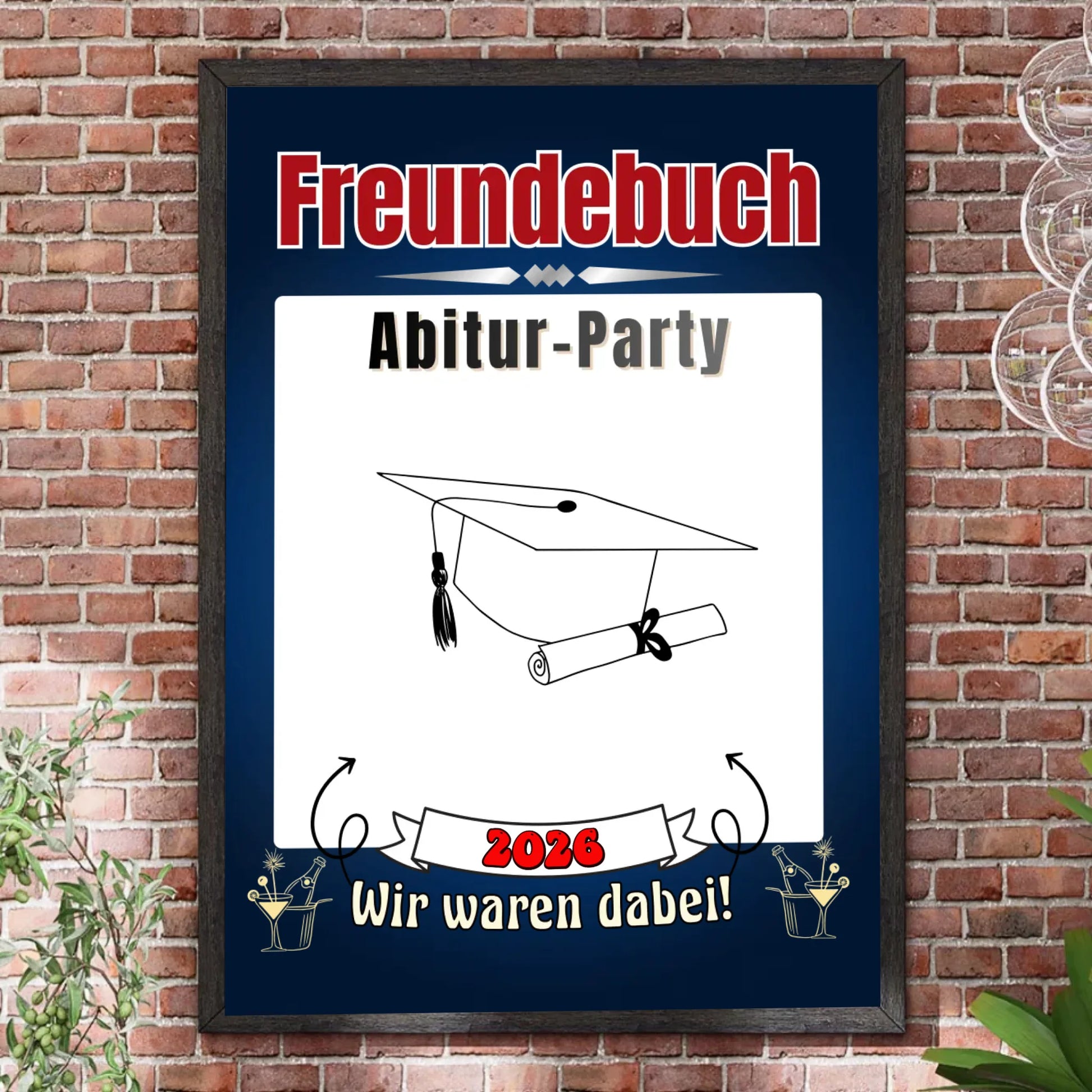 Bilderrahmen Steinwand 