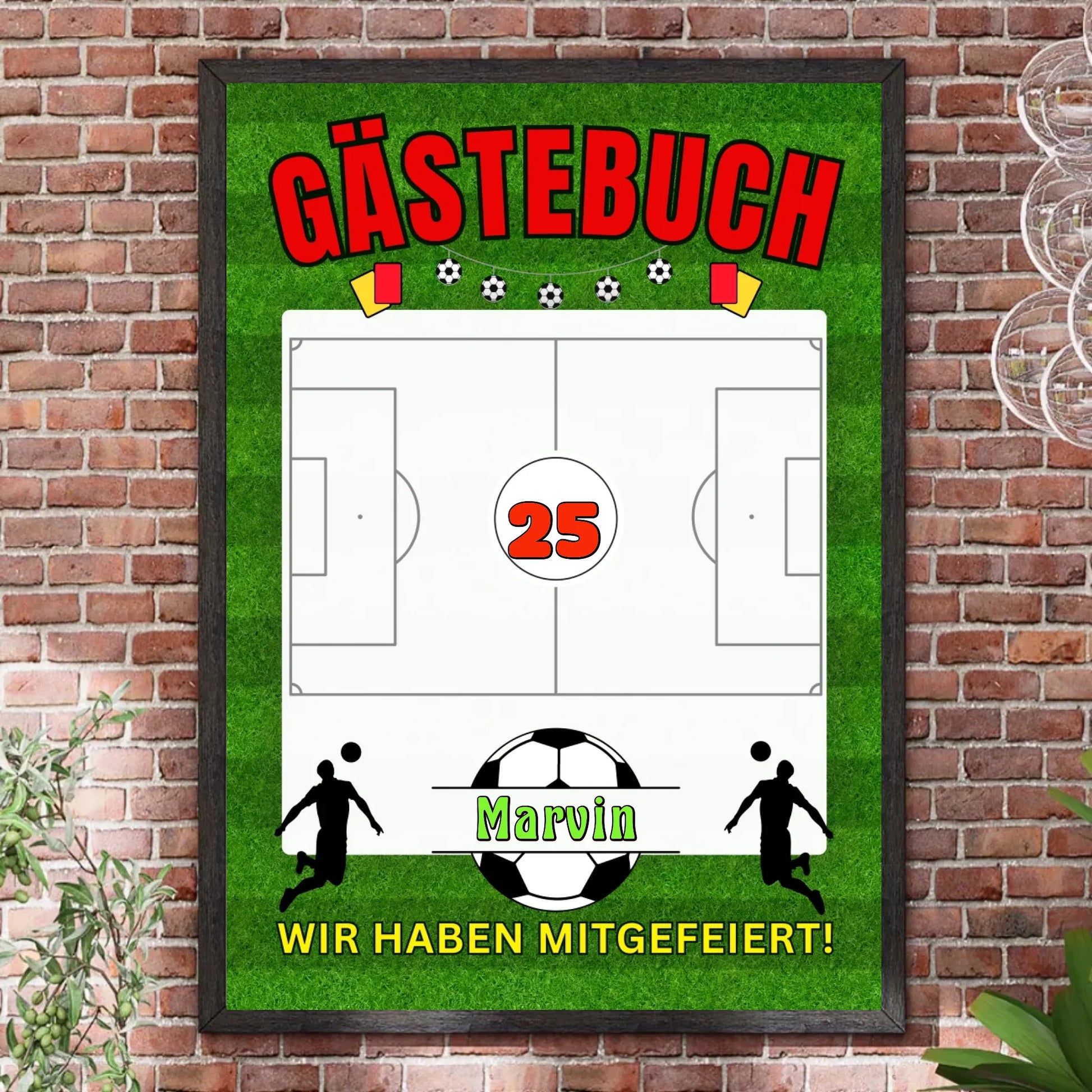 Bilderrahmen Steinwand 
