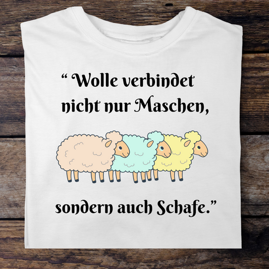 "Wolle verbindet" T-Shirt